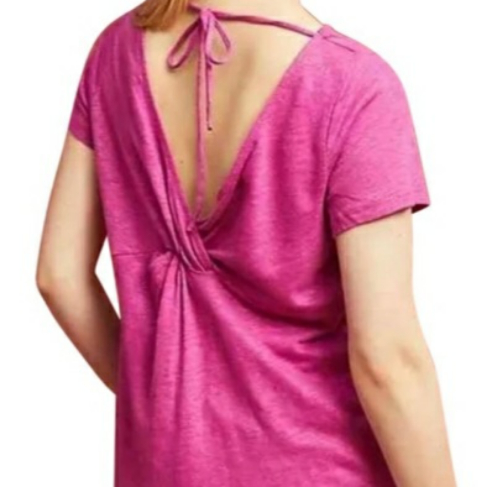 Maeve horizon tie back tee